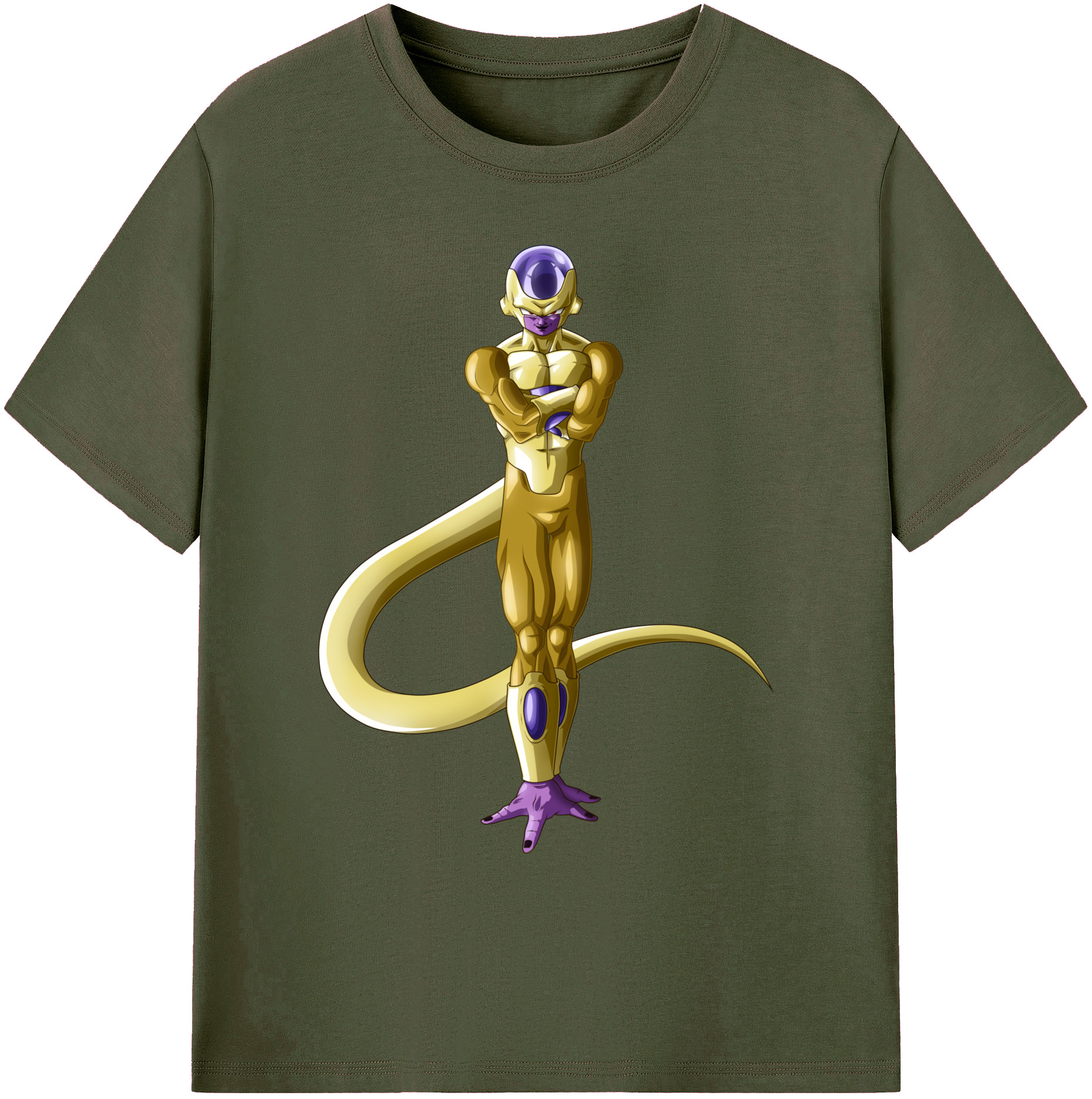 （画像用） ドラゴンボール フリーザ DRAGON BALL Frieza 綿100％ メンズ半袖Tシャツ｜肌触りやわらか＆通気性